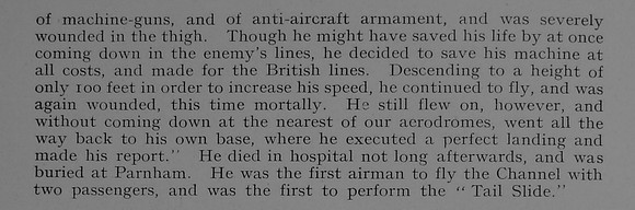 Rhodes-Moorhouse W B R 2nd Lt VC RFC Part 2