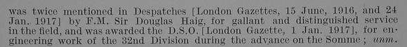 Hayman W M DSO Major RE Obit Part 2 De Ruvignys Roll Of Honour Vol 3