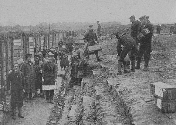 The Naval Brigade At Antwerp