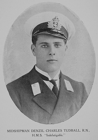 Tudball D Z Midshipman HMS Indefatigable Royal Navy