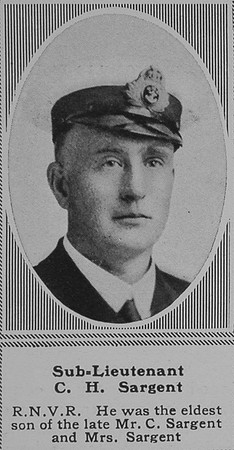 Sargent C H Sub Lt RNVR The Sphere 27th Apr 1918