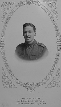Foster J W Sergt Royal Field Artillery William Graham Co Roll Of Honour