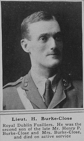 Burke-Close H Lt R Dublin Fusiliers The Sphere 21st Dec 1918