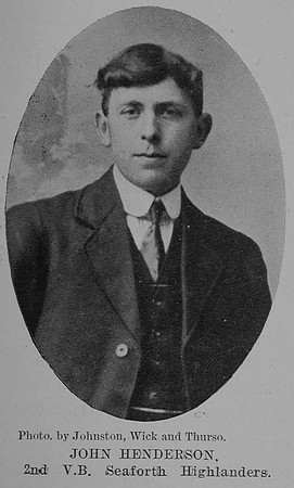 Henderson J Pte Seaforth Highlanders The Sword Of The North Highland Memories Of The Great War - Dugald MacEchern