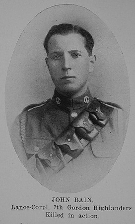 Bain J L/Cpl 7th Gordon Highlanders The Sword Of The North Highland Memories Of The Great War - Dugald MacEchern