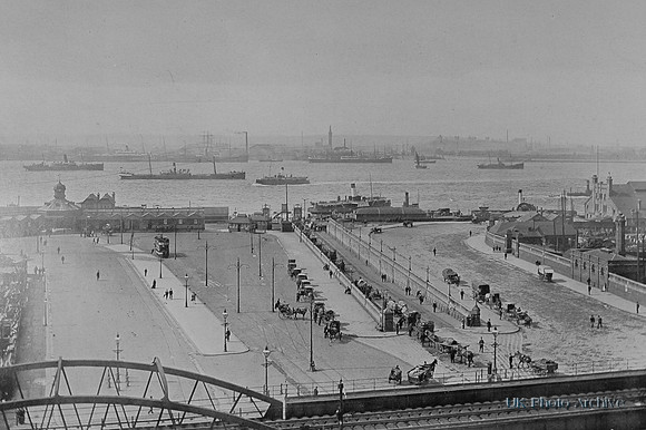Approach To The Landing Stage Liverpool c.1900