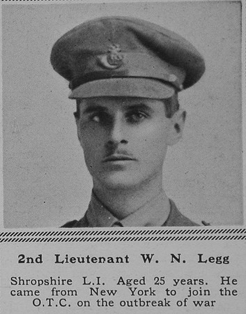 Legg W N 2nd Lt 7th Shropshire LI The Sphere 6th May 1916