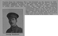 Keedwell G Pte 6th King's Liverpool Regiment Obit Part 2 De Ruvignys Roll Of Honour Vol 4