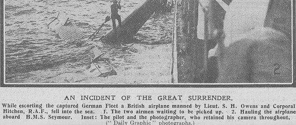 Owens S H Lt Hitchen Cpl RAF Part 2 The Graphic 25th Nov 1918