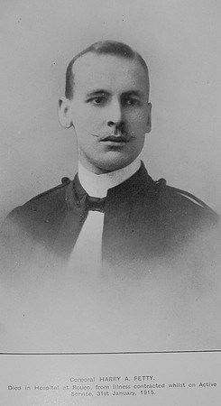 Petty H A Cpl 8042 5th London Regiment