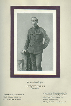 Harris H Sergt