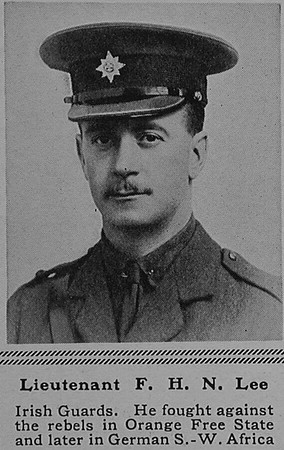 Lee F H N Lt 1st Irish Guards The Sphere 19th Aug 1916