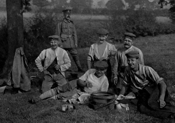 German Prisoners Who Have Been Working The Line In Southern England