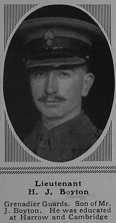 Boyton H J Lt 4th Grenadier Guards The Sphere 17th Feb 1917