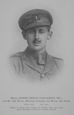 Callaghan J C Major MC Royal Air Force