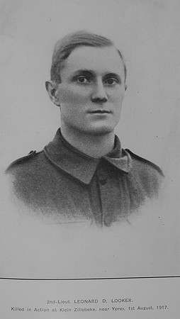 Looker L D 2nd Lt 5th Queens Royal West Surrey Regiment