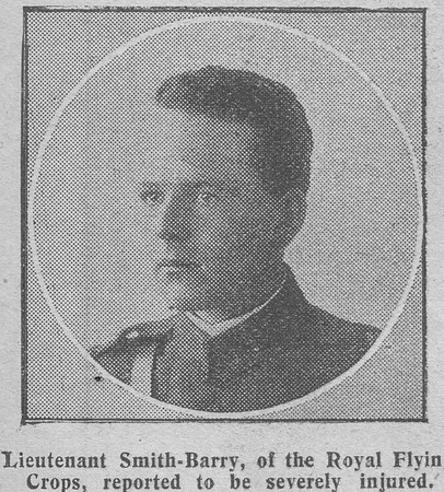 Smith-Barry R Lt Royal Flying Corps The Graphic 27th Aug 1914