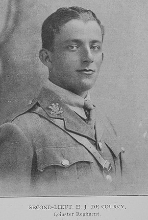 De Courcy H J 2nd Lt 3rd Leinster Regiment Attd 6th Royal Irish Regiment