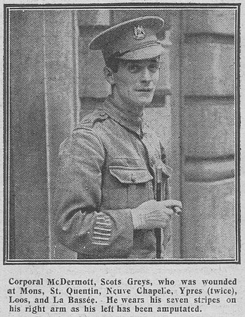 McDermott Cpl Scots Greys The Graphic 21st July 1916