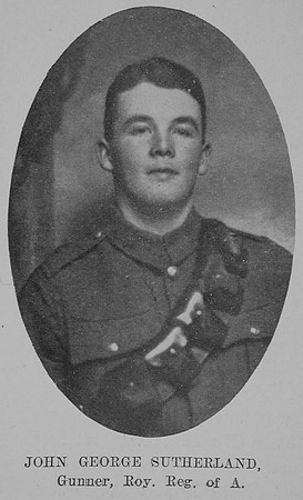 Sutherland J G Gnr Royal Field Artillery The Sword Of The North Highland Memories Of The Great War - Dugald MacEchern