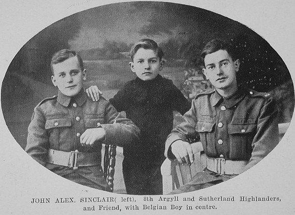Sinclair J A Pte 8th Argyll & Sutherland Highlanders The Sword Of The North Highland Memories Of The Great War - Dugald MacEchern