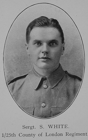 White S Sergt 25th London Regiment William Graham Company