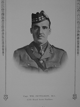Pettigrew W Captain MC 7th Royal Scots Fusiliers
