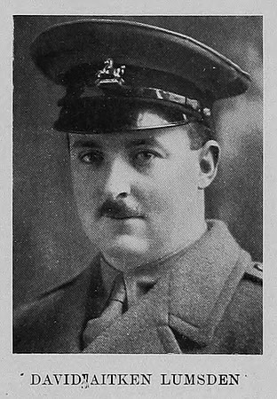 Lumsden D A Captain 4th Kings Liverpool Regiment St Andrews University Roll Of Honour
