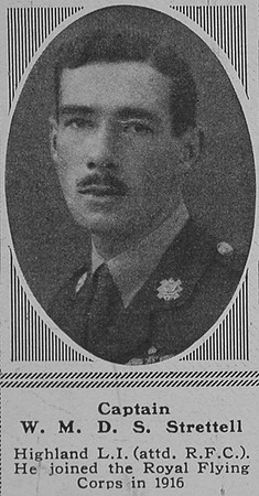 Strettell W M D S Captain RFC The Sphere 12th Jan 1918