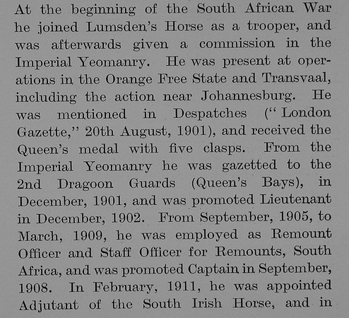 Bankes E N Captain 2nd Royal Dublin Fuiliers Obit Part 2 The Bond Of Sacrifice Vol 2