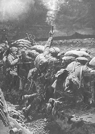 Keeping Off A Night Attack On The Western Front