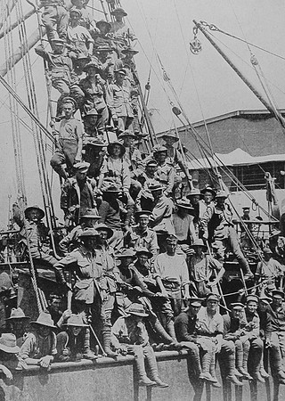 Australians Take Possesion Of SS Lutzow Near Sedd-Ul-Bahr