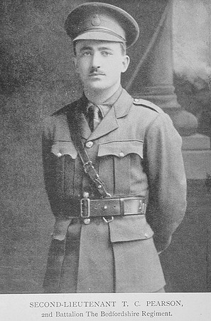 Pearson T C 2nd Lt 2nd Bedfordshire Regiment