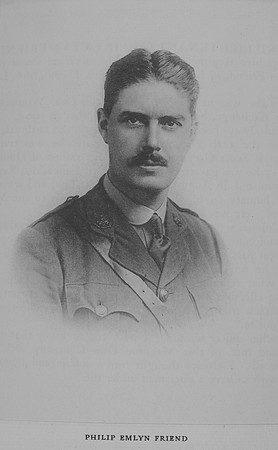 Friend P E 2nd Lt Machine Gun Corps