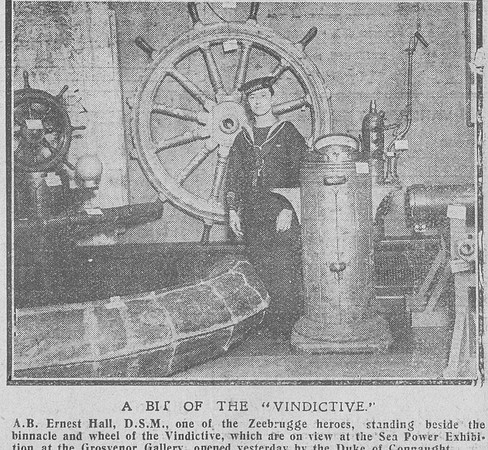 Hall E AB DSM Royal Navy The Graphic 5th Dec 1918