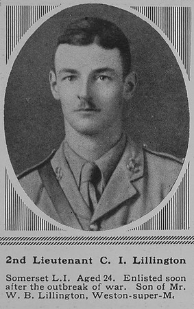 Lillington C I 2nd Lt 4th Somerset LI The Sphere 20th May 1916