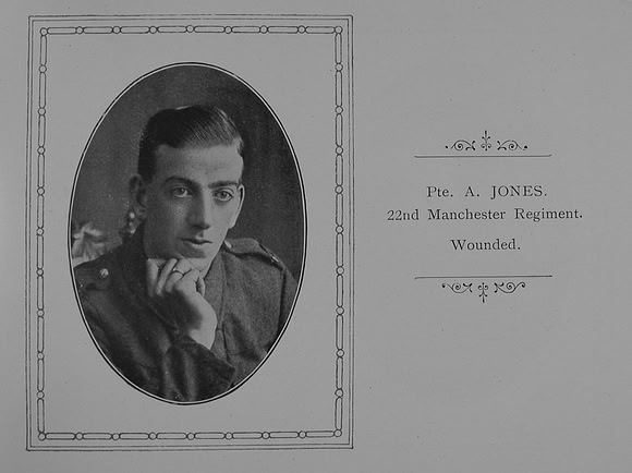 Jones A Pte 22nd Manchester Regiment William Graham Co Roll Of Honour