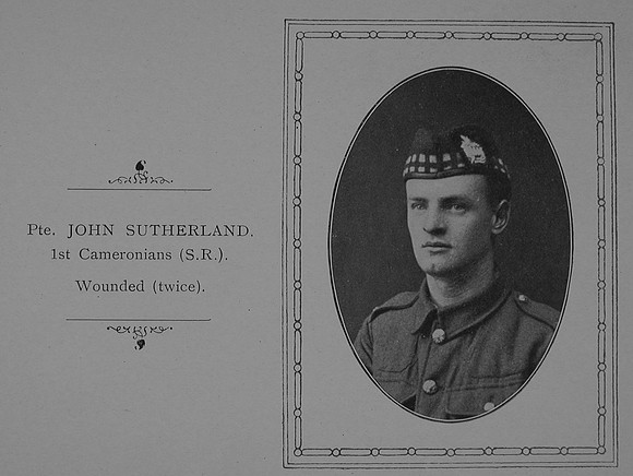 Sutherland J Pte 1st Cameronians