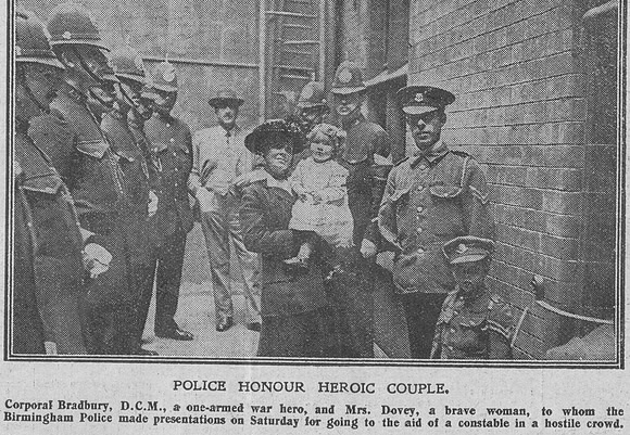 Bradbury W L/Cpl 12393 DCM Machine Gun Corps The Graphic 11th Sep 1916