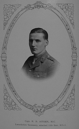 Aitken R B Captain MC 12th Highland Light Infantry William Graham And Company Record Of The Great War 1914-1919