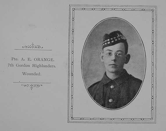 Orange A E Pte 7th Gordon Highlanders William Graham Co Roll Of Honour