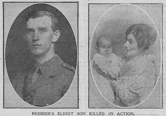 Asquith R Lt 3rd Grenadier Guards 19th Sep 1916