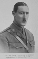 Anderson J F Captain 10th Highland Light Infantry