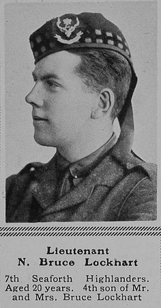 Bruce-Lockhart N Lt 7th Seaforth Highlanders The Sphere 13th Nov 1915