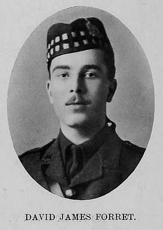 Forret D J 2nd Lt 9th King's Own Scottish Borderers