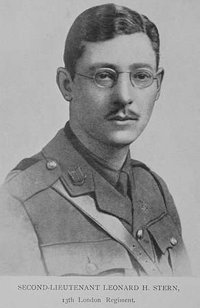Stern L H 2nd Lt 13th London Regiment