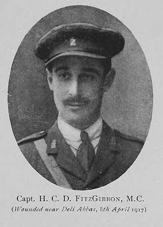 Fitzgibbon H C D Captain MC 13th Hussars The 13th Hussars In The Great War
