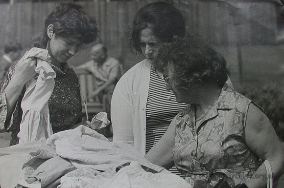 Women At A Jumble Sale In The 1960s
