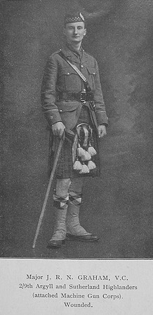 Graham J R N Major VC 9th Argyll & Sutherland Highlanders Attd Machine Gun Corps