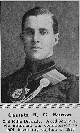 Burton R C Captain 2nd Rifle Brigade The Sphere 17th Apr 1915